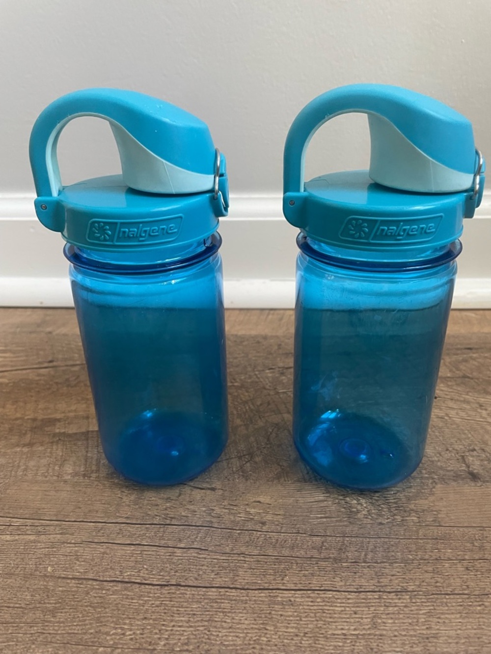 Nalgene Kids Aqua Blue Easy-Flip Water Bottle